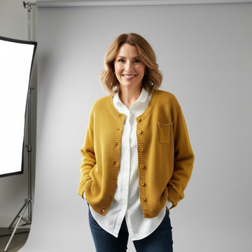 Cozy Cotton Blend Everyday Cardigan