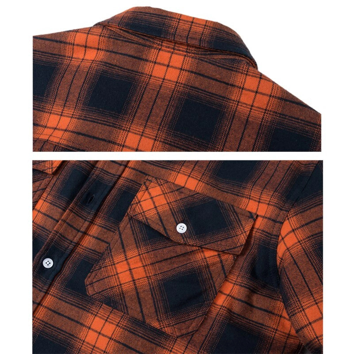 Men's Sherpa Lined Plaid Flannel Shirt Jacket