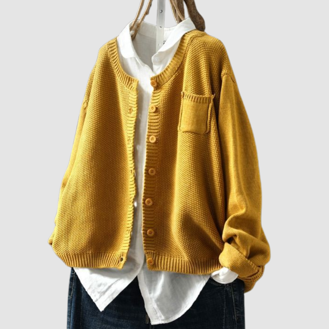 Cozy Cotton Blend Everyday Cardigan