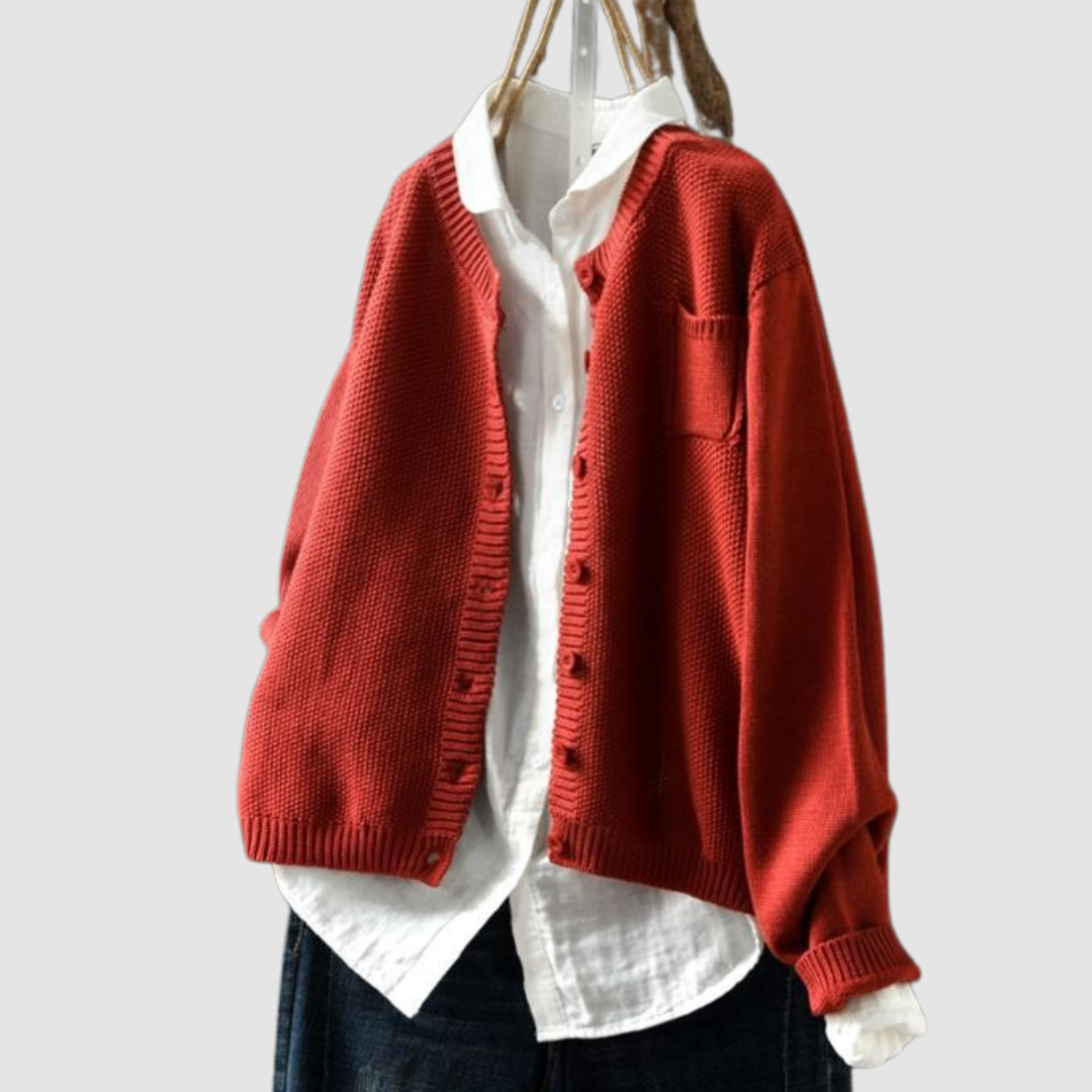 Cozy Cotton Blend Everyday Cardigan