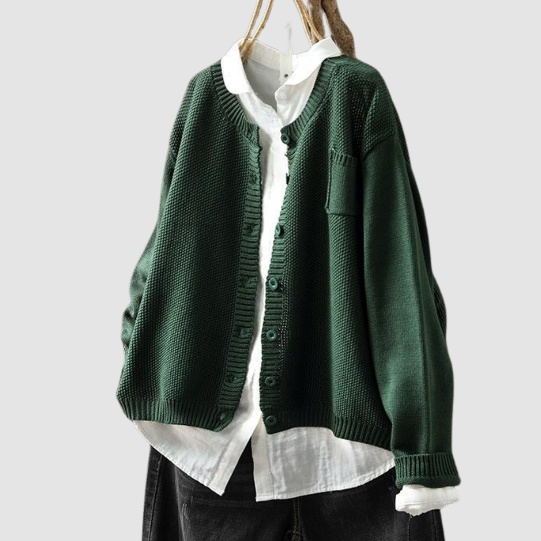Cozy Cotton Blend Everyday Cardigan