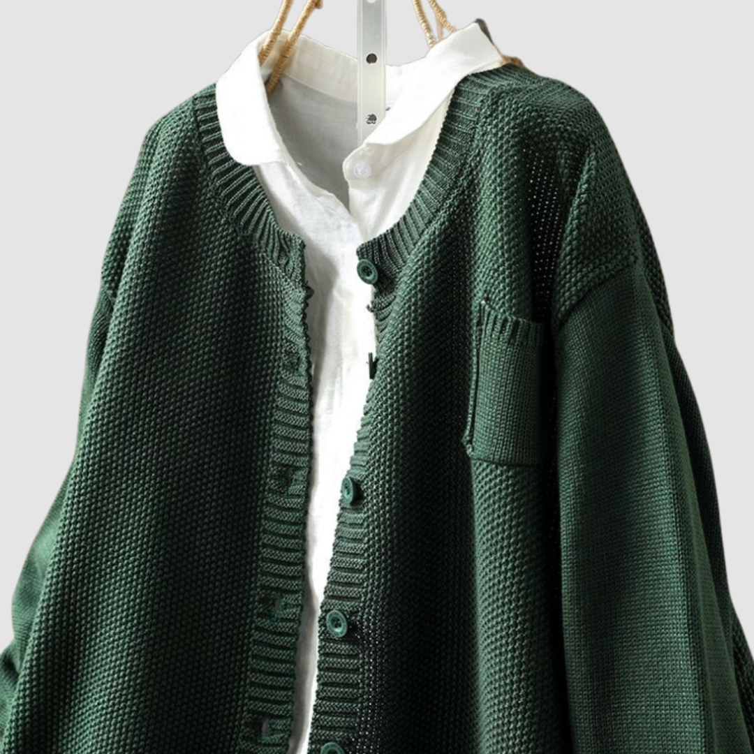 Cozy Cotton Blend Everyday Cardigan