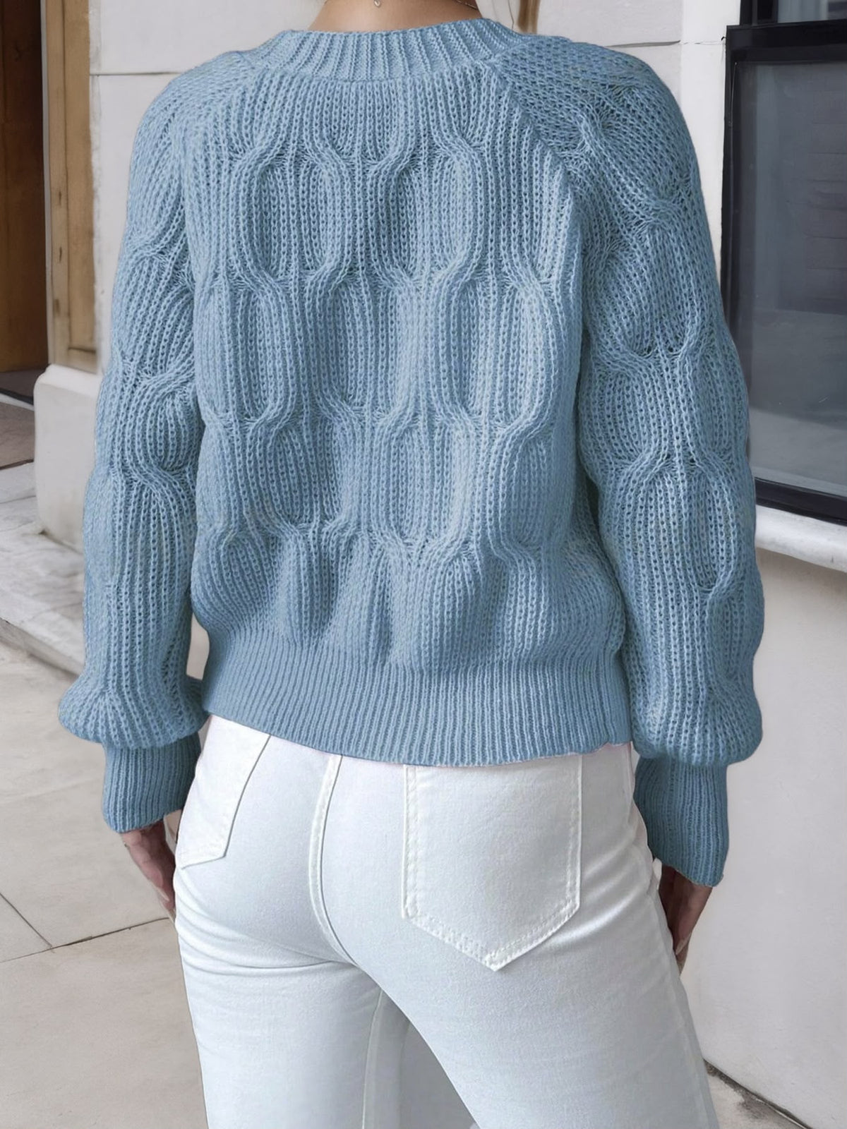 Cute Bow Tie V-Neck Cardigan