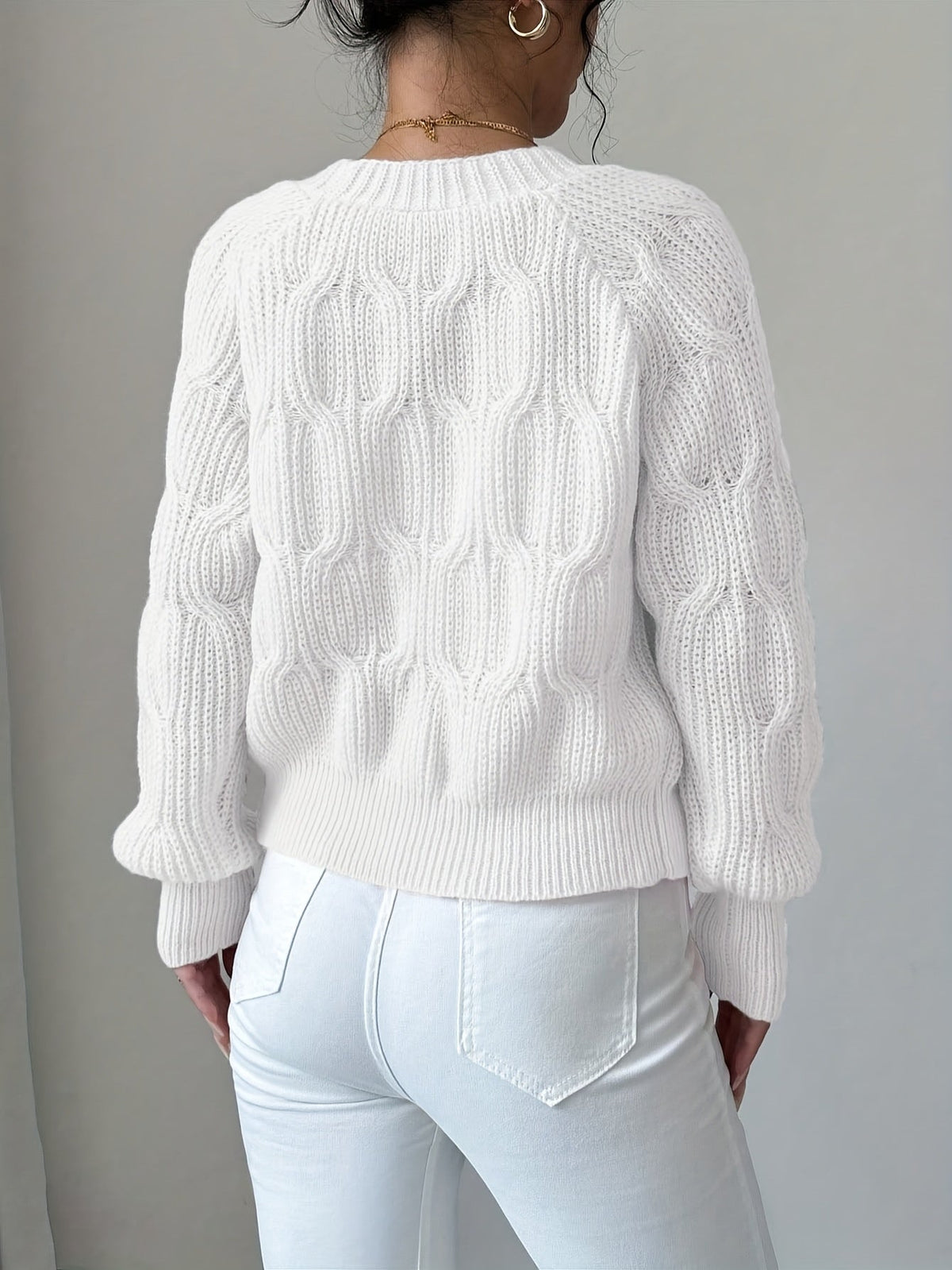 Cute Bow Tie V-Neck Cardigan
