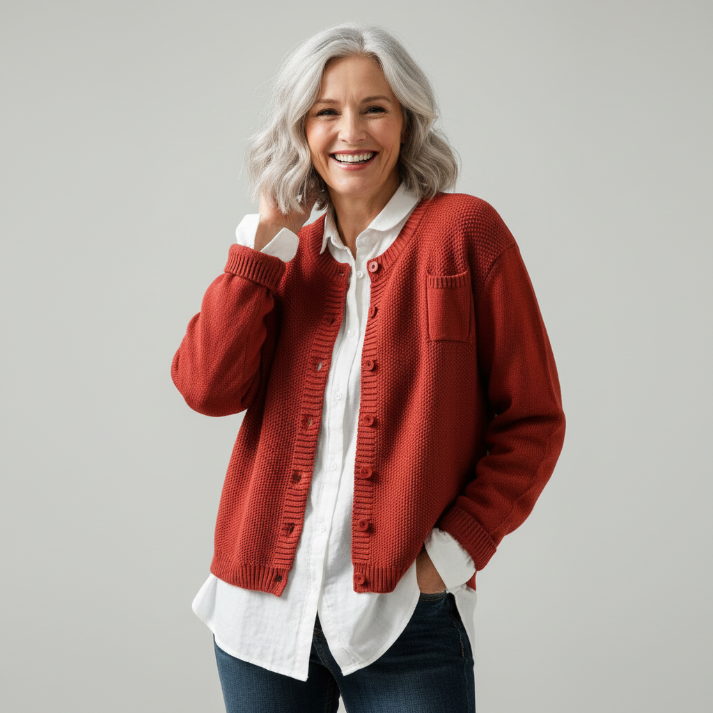 Cozy Cotton Blend Everyday Cardigan