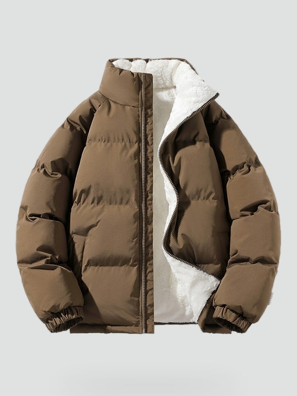 Men's Waterproof Fleece Lined Puffer Jacket
