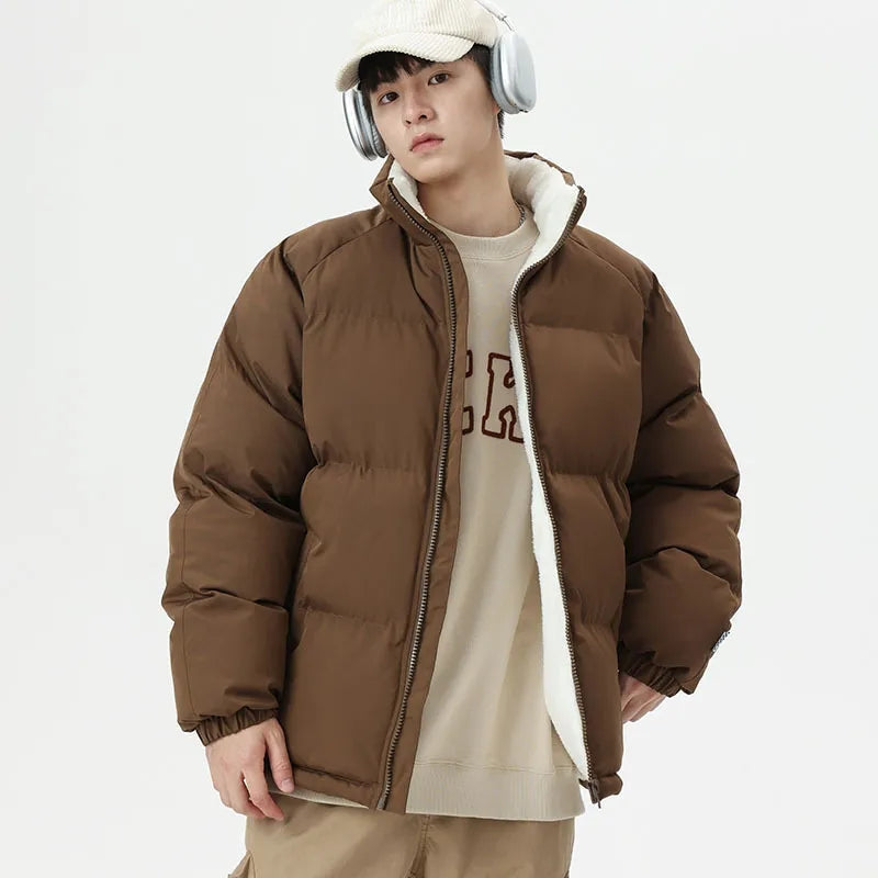 Men's Waterproof Fleece Lined Puffer Jacket
