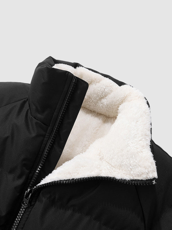 Men's Waterproof Fleece Lined Puffer Jacket